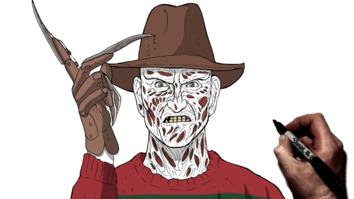 Outline:_Evkr61od0q= Freddy Krueger Drawing